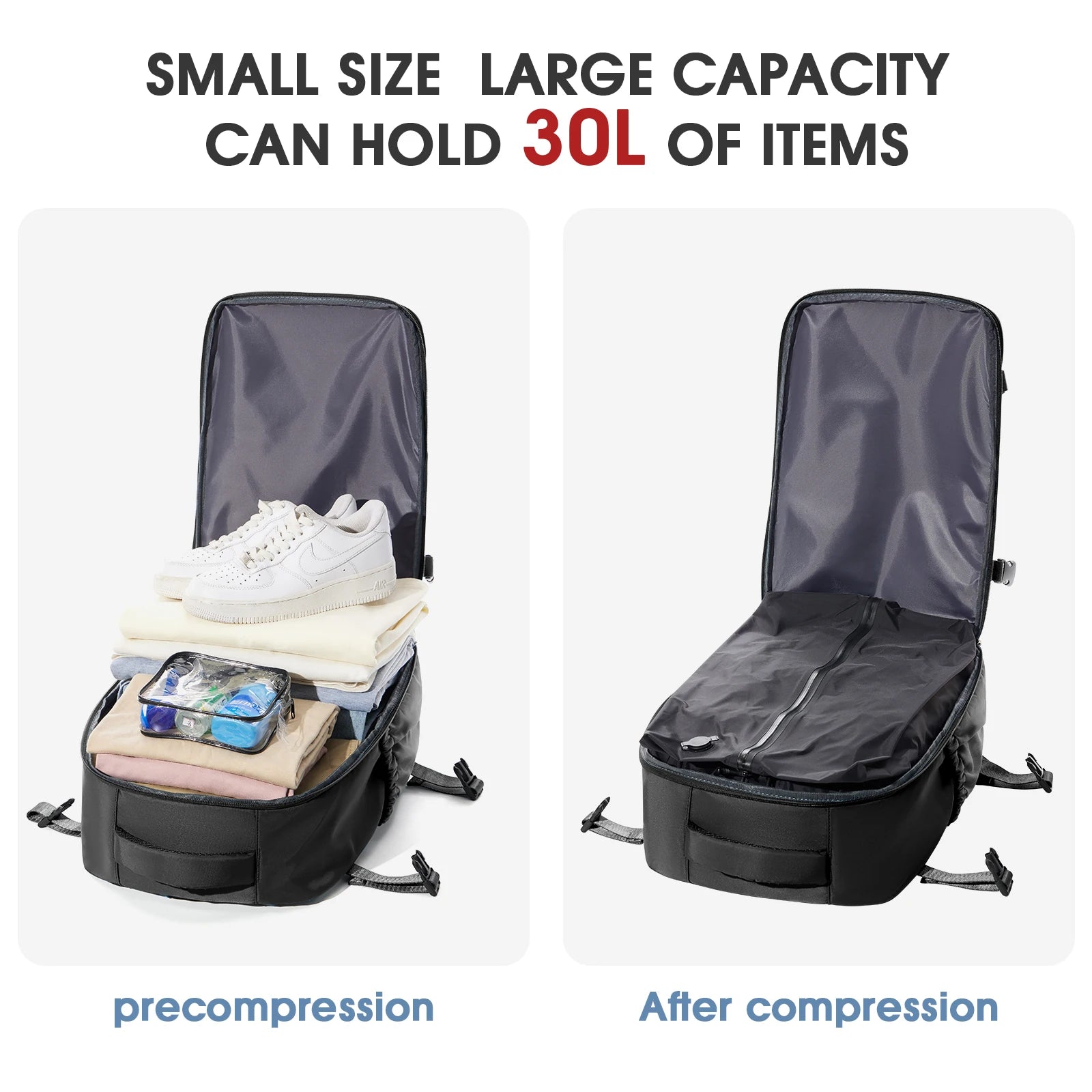 Vacuum Backpack Travel Bag