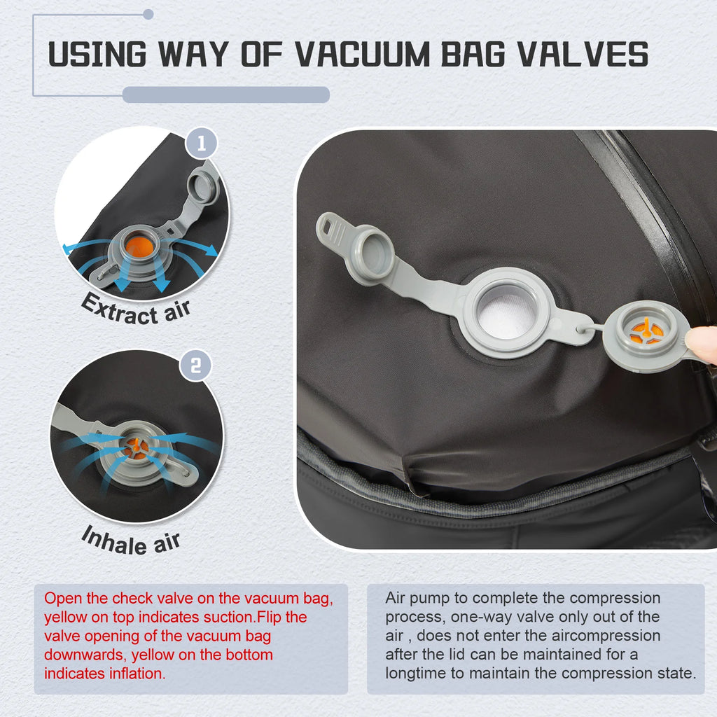 Vacuum Backpack Travel Bag