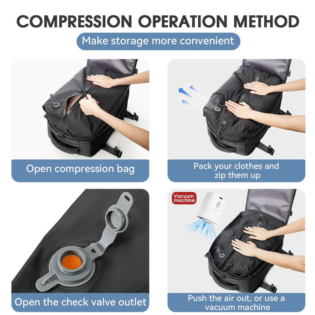 Vacuum Backpack Travel Bag