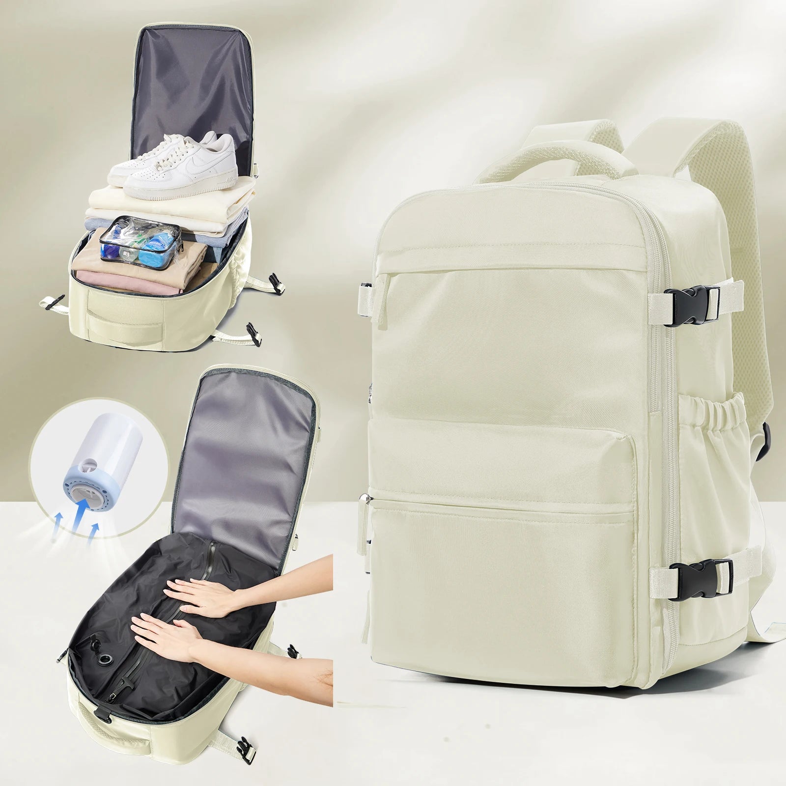 Vacuum Backpack Travel Bag